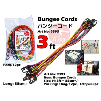 9393 KIJO 3FT Bungee Cords