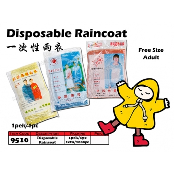 9510 Disposable Raincoat