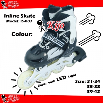 Inline Skate / Kasut Roller - Black
