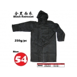 RC8009 KIJO No:54 All Black Raincoat