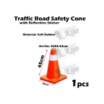 2005-45cm Traffic Road Safety Cone with Reflective Sticker