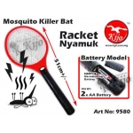 Mosquito Killer Bat Racket Nyamuk Battery 9580