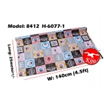 Alas Meja / PVC Plastic Table Cloth / Kain Plastik 8412-H-6077-1