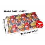 Alas Meja / PVC Plastic Table Cloth / Kain Plastik 8412-I-1497-1