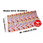 Alas Meja / PVC Plastic Table Cloth / Kain Plastik 8412-M-6082-2