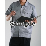 WG-7032 KIJO 2-Ply Worker Uniform Zip-UP Jacket Color - Grey