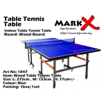 1847 Mark-X Indoor Table Tennis Table
