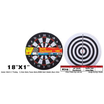 8715 Kijo 18'' Dartboard