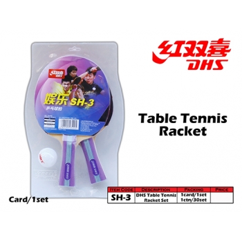 SH-3 DHS Table Tennis Racket Set