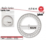 8660 360'round Transparent Ruler