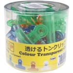 8813 Kijo 31mm Colour Transparent Clips