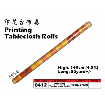 8412-011-4 Kijo Printing Tablcloth Roll