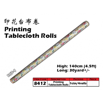 8412-107-1 Kijo Printing Tablecloth Roll