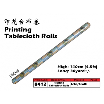 8412-173-9 Kijo Printing Tablecloth Roll