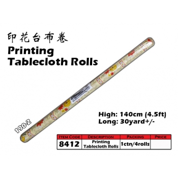 8412-190-2 Kijo Printing Tablecloth Roll
