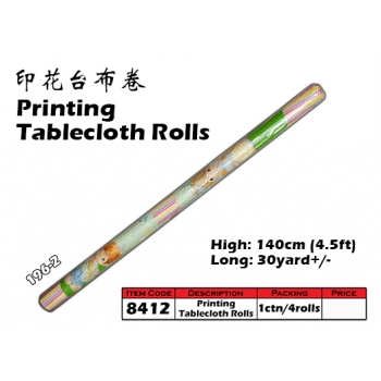 8412-196-2 Kijo Printing Tablecloth Roll