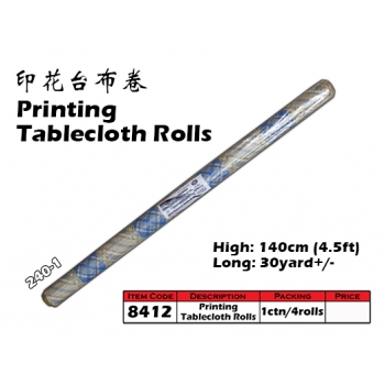 8412-240-1 Kijo Printing Tablecloth Roll