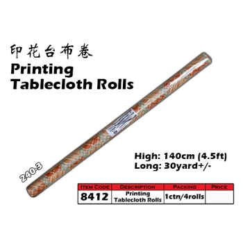 8412-240-3 Kijo Printing Tablecloth Roll