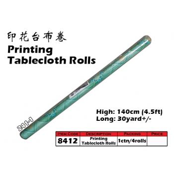 8412-241-1 Kijo Printing Tablecloth Roll