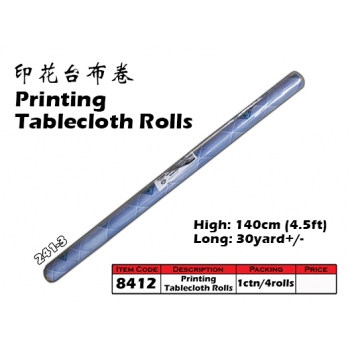 8412-241-3 Kijo Printing Tablecloth Roll