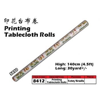 8412-5850 Kijo Printing Tablecloth Roll