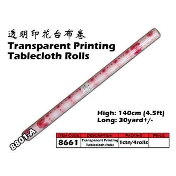 8661-8801-A Kijo Printing Tablecloth Roll