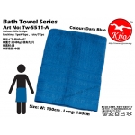 Tw-5511-A KIJO Bath Towel - Dark Blue