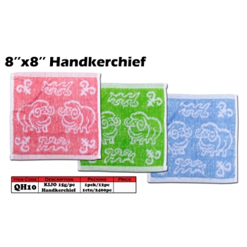 QH10 KIJO 8'' X 8'' Handkerchief