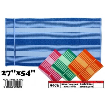 8673 Kijo Bath Towel 27''x54'' 240g/pc