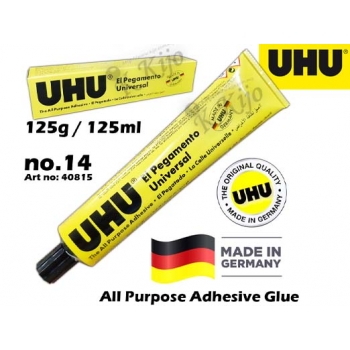 UHU 125ml All Purpose Adhesive Glue Art No-40815 NO-14